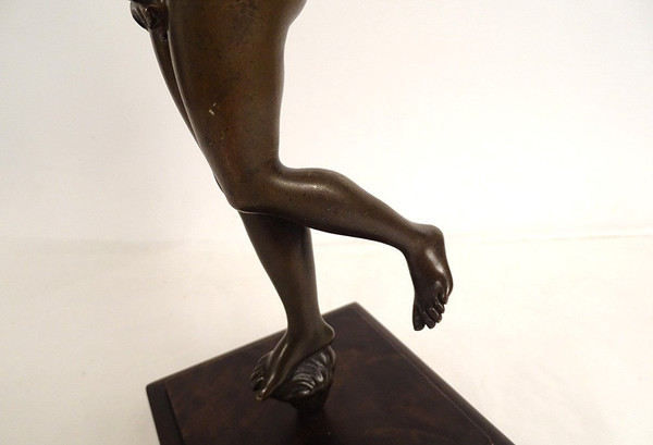 Sculpture Statuette Bronze Goddess Aphrodite Nude Venus Naiad 18th Century