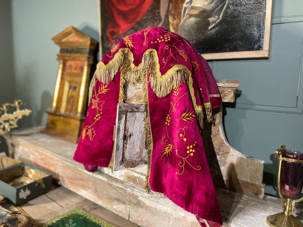 Conopea Or Tabernacle Veil - 19th Century