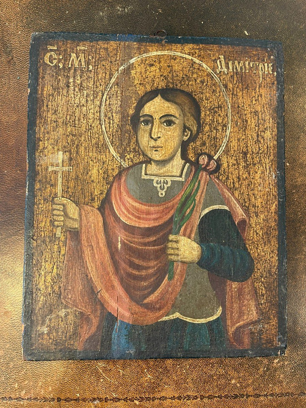 Icon Of Saint-dimitri - XIXth