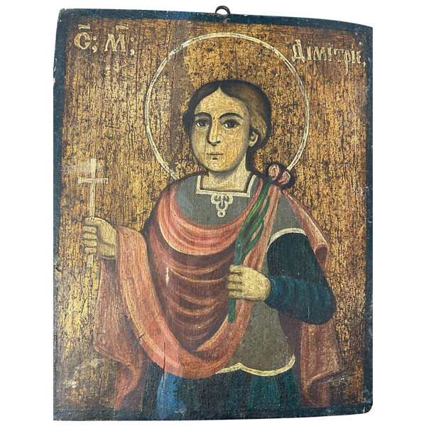 Icon Of Saint-dimitri - XIXth