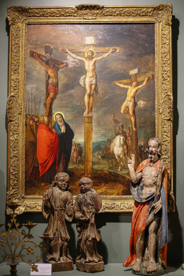 Flemish School - Frans Francken And His Workshop - The Crucifixion