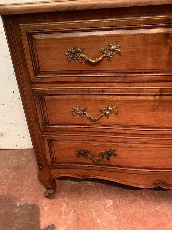 Chest Of Drawers With Curved Facade In Provençal Style XVIII Century