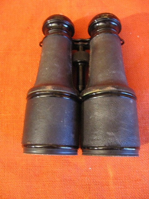 Superior military artillery binocular with box made by Duval Ainé in Annecy.