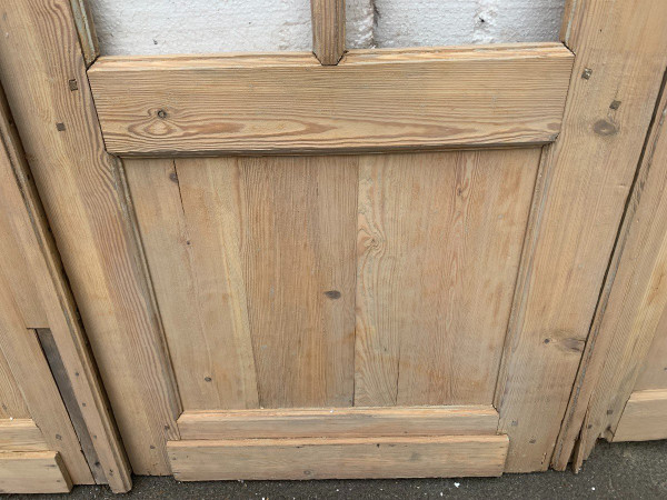 Suite Of Three Separation Doors In 20th Century Fir