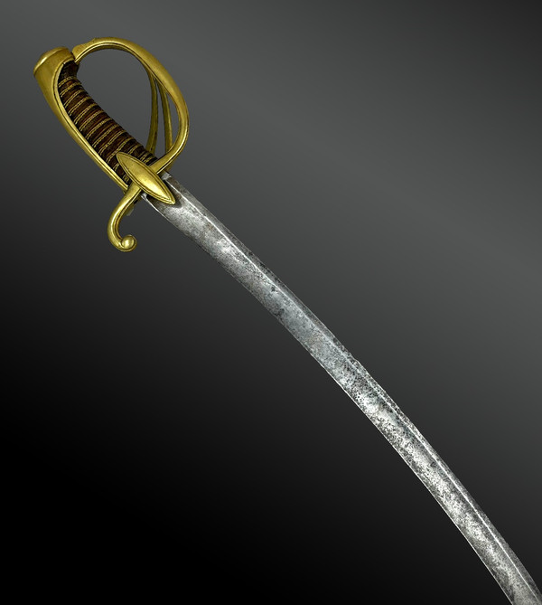 SABRE D’OFFICIER DE CAVALERIE LEGERE ou DE CHASSEUR - France - XIXème siècle