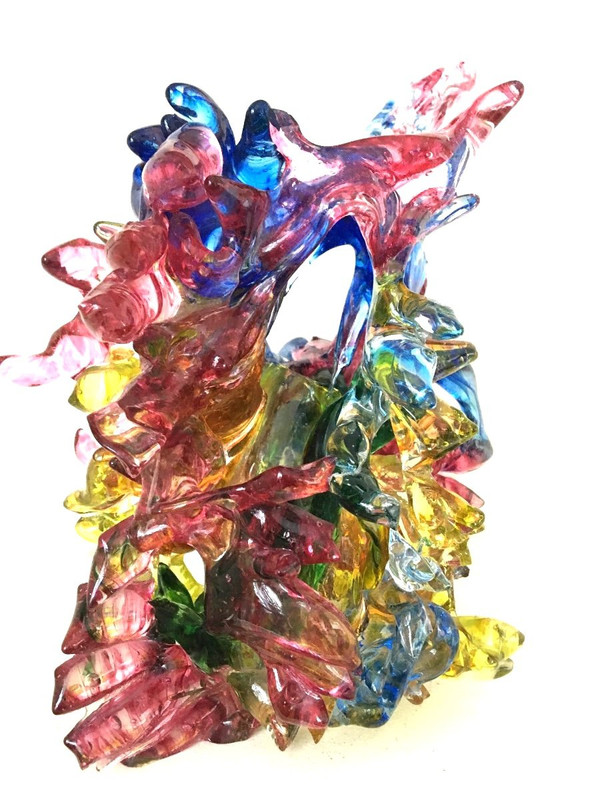 Sculpture en verre de Murano, 20ème