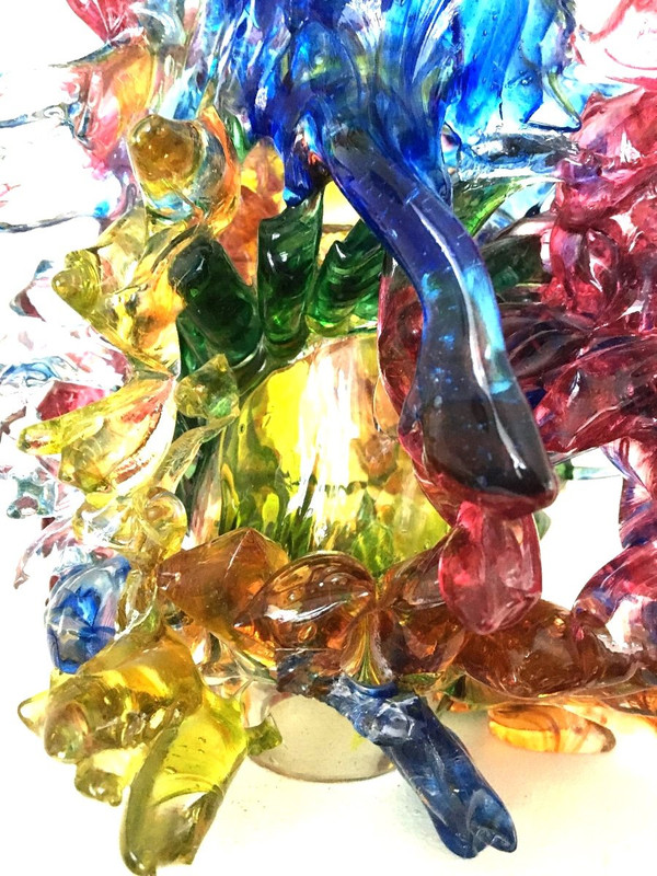 Sculpture en verre de Murano, 20ème