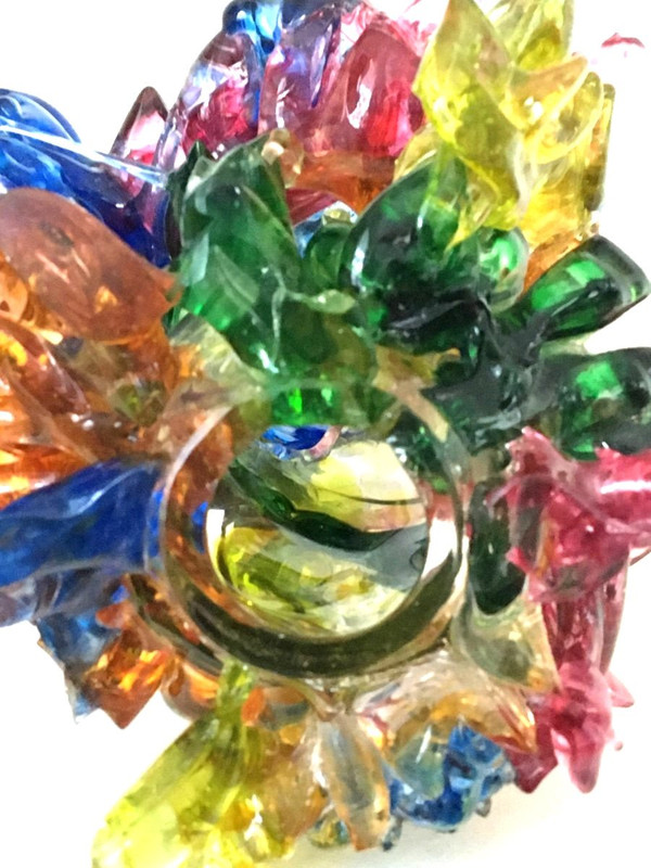 Sculpture en verre de Murano, 20ème