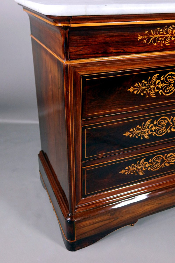 Charles X period chest of drawers