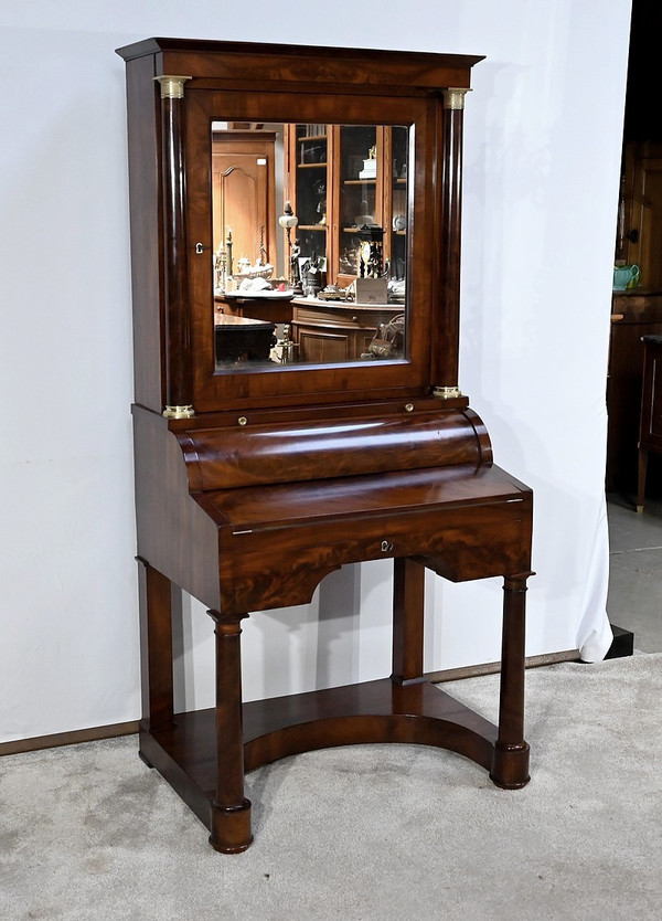 Small Cylinder Desk, Empire Period - Early 19th Century