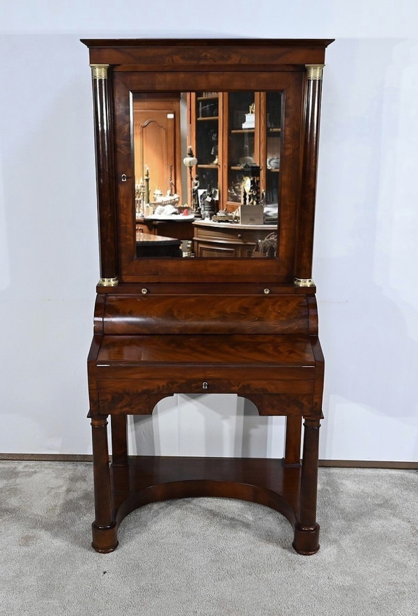 Small Cylinder Desk, Empire Period - Early 19th Century