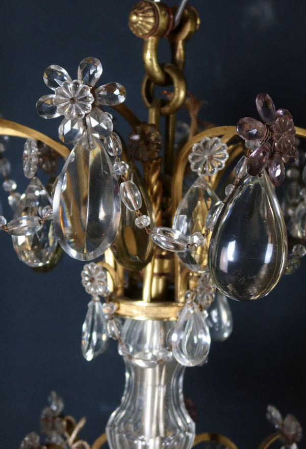 Lustre En Cristal XIXème Siècle