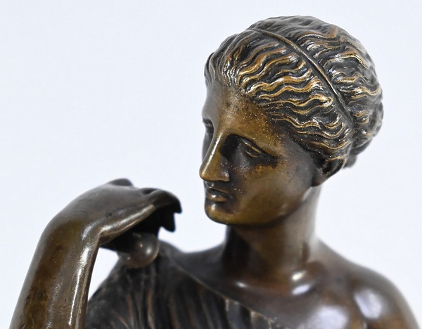 Bronze “Diane de Gabies”, after Praxiteles – 19th century