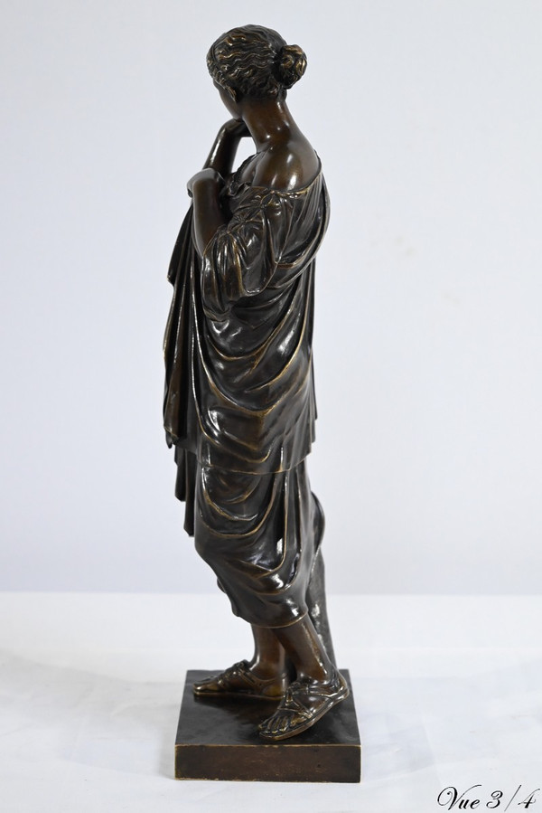 Bronze “Diane de Gabies”, after Praxiteles – 19th century