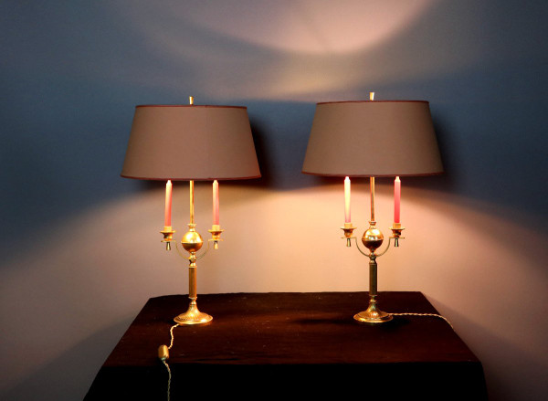 Pair Of Neoclassical Lamps