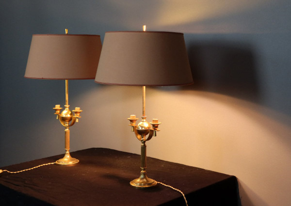 Pair Of Neoclassical Lamps