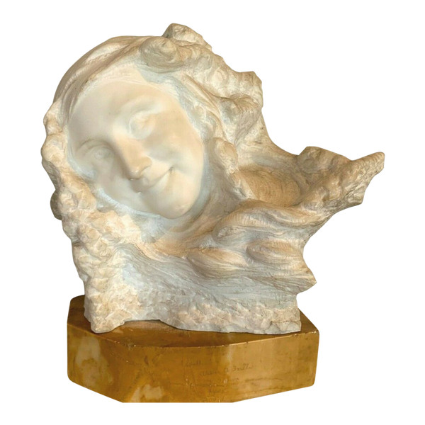 Carrarre Marble Group Prof Pattarino Marble Sculpture XX Century