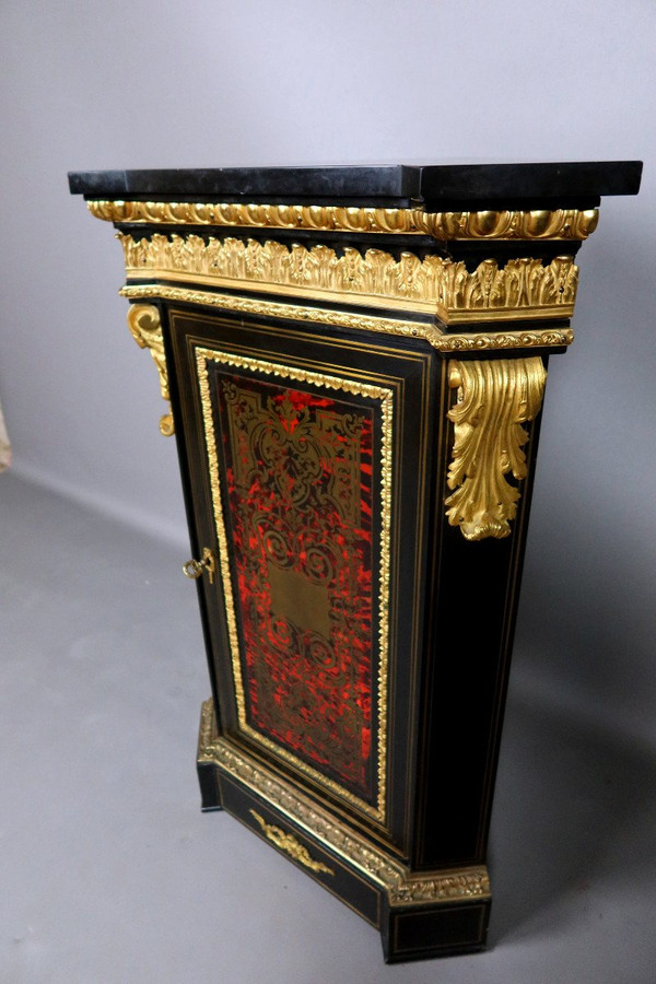 Napoleon III Period Corner In 19th Century Marquetry