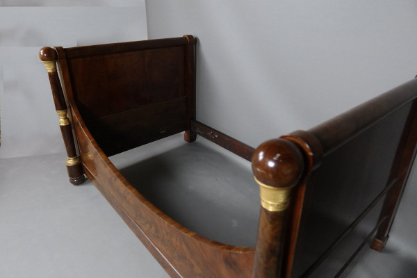 19th century mahogany Empire period bed