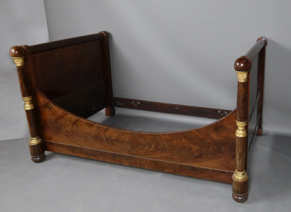 19th century mahogany Empire period bed