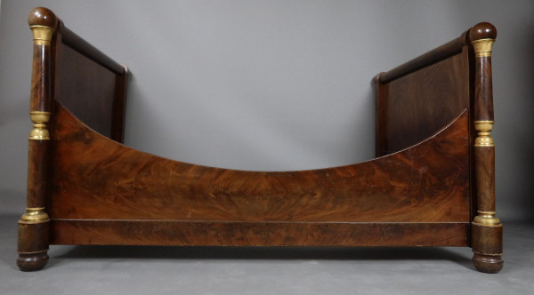 19th century mahogany Empire period bed