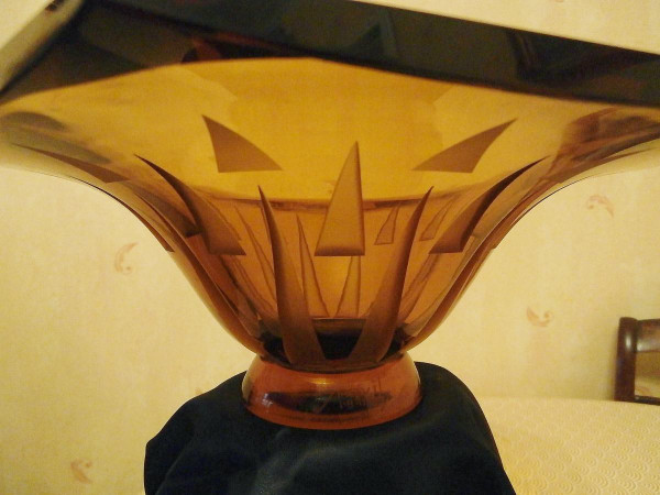 Glass Cup Signed "Jarvil".