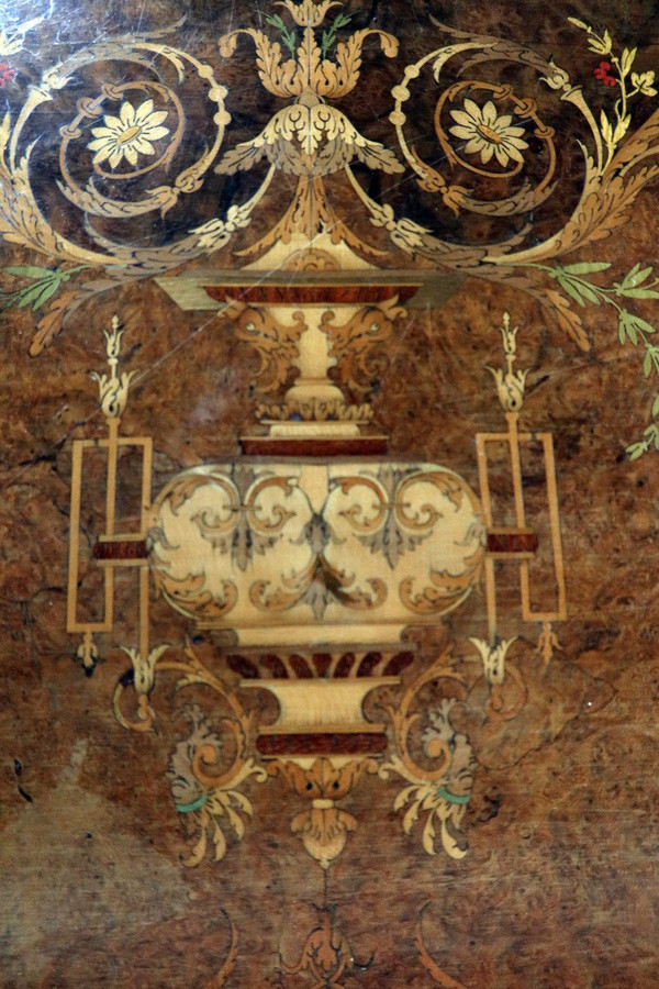 Table Bureau XIXe marqueterie époque Napoléon III