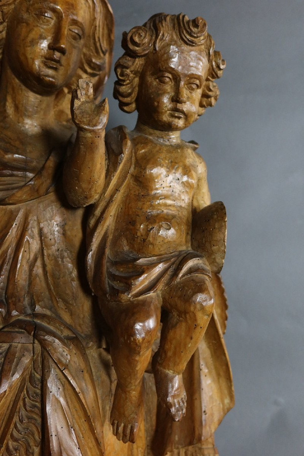 Scultura Madonna col Bambino, XVIII secolo