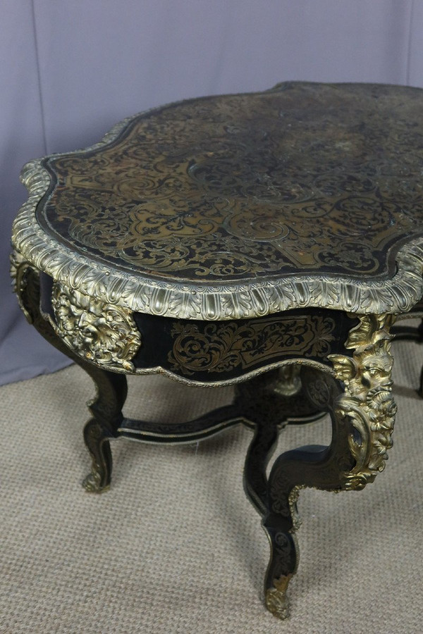 Boulle Middle Table 19th Century