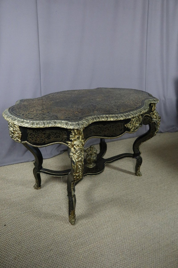 Boulle Middle Table 19th Century