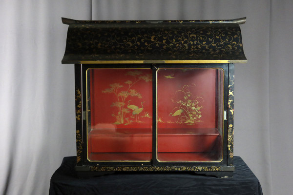 19th Century Japanese Lacquer Display Case