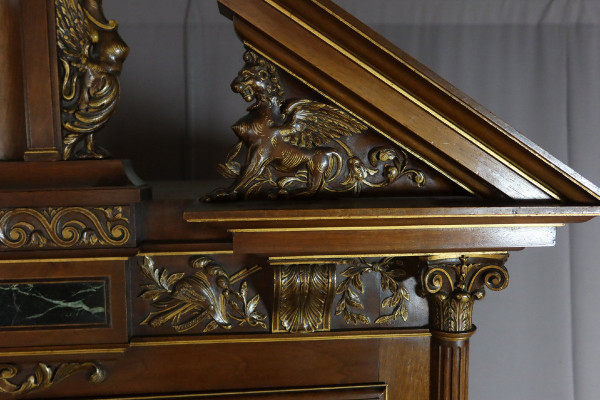 Carved walnut Renaissance buffet