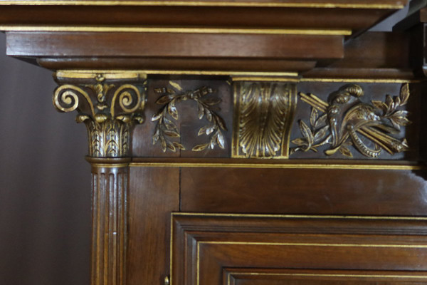 Carved walnut Renaissance buffet