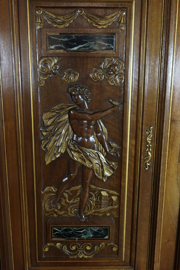 Carved walnut Renaissance buffet