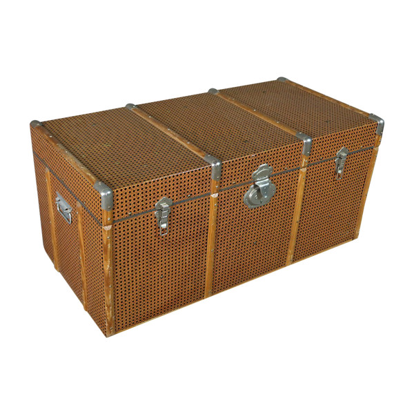 20th-century Imitation Cannage trunk