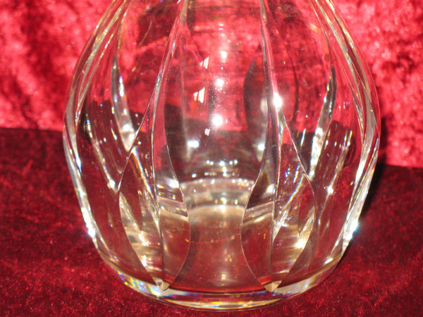 Cristal Saint Louis carafe and pitcher in cut crystal from the 20th century