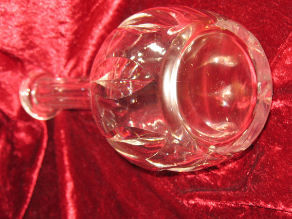 Cristal Saint Louis carafe and pitcher in cut crystal from the 20th century