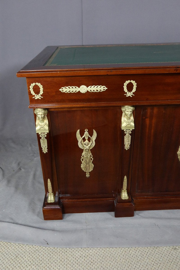 Empire mahogany desk 19th century