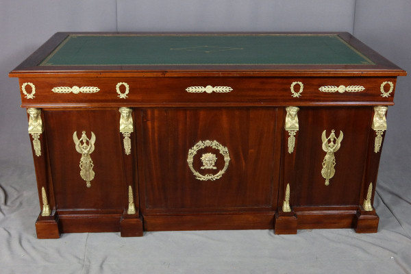 Empire mahogany desk 19th century