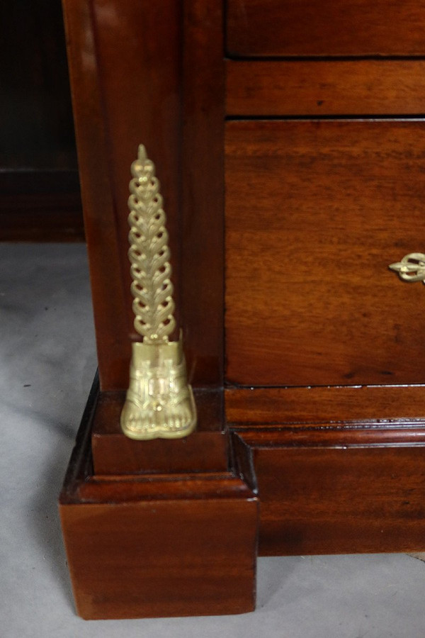 Empire mahogany desk 19th century