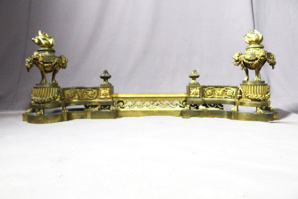 Front Of Fireplace In Gilt Bronze