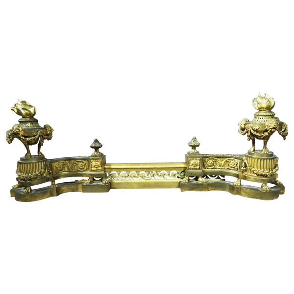 Front Of Fireplace In Gilt Bronze