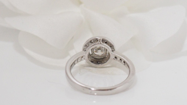 White Gold And Diamond Ring