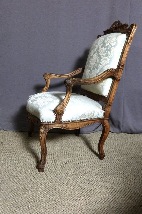 19th Century Walnut Armchairs And Chairs