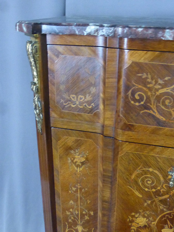 Nineteenth-century Marquetry Secretary