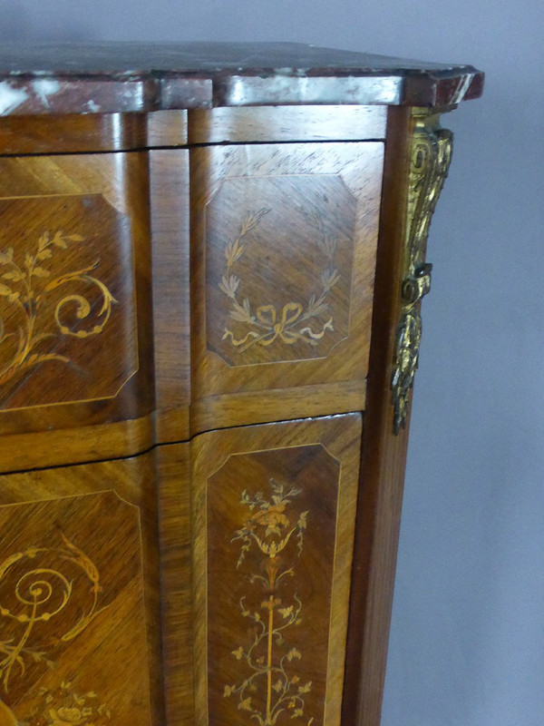 Nineteenth-century Marquetry Secretary