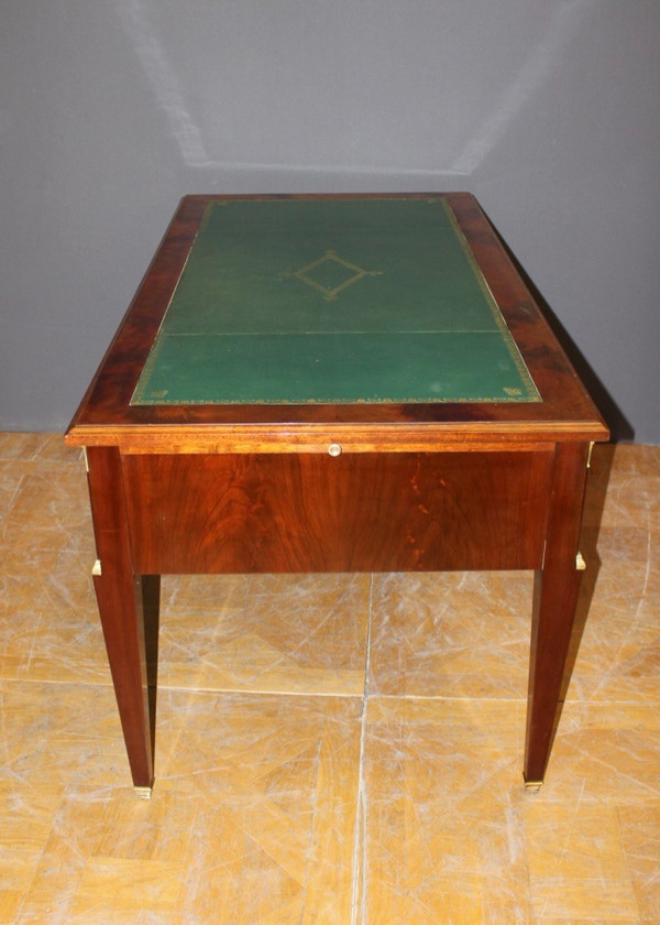 Large Flat Restoration Style Desk In Mahogany XX