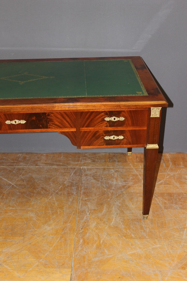 Large Flat Restoration Style Desk In Mahogany XX