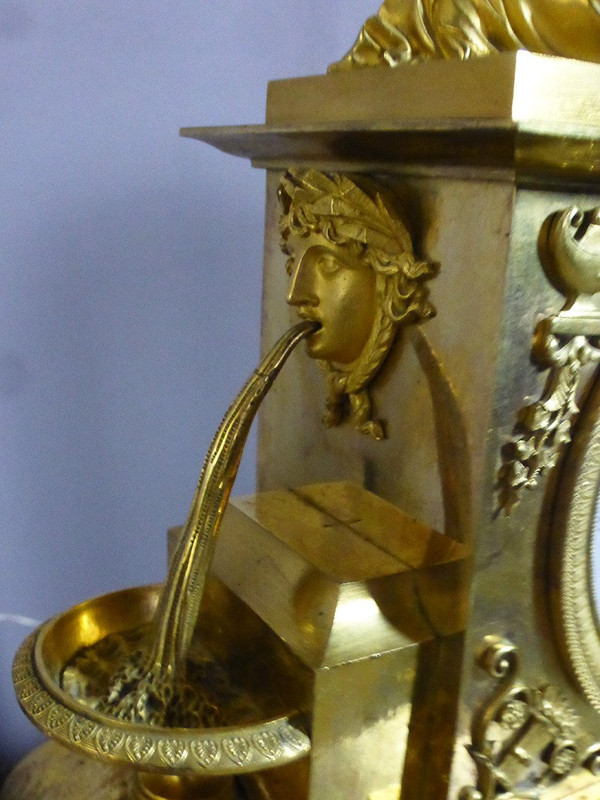 19th Century Gilt Bronze Clock