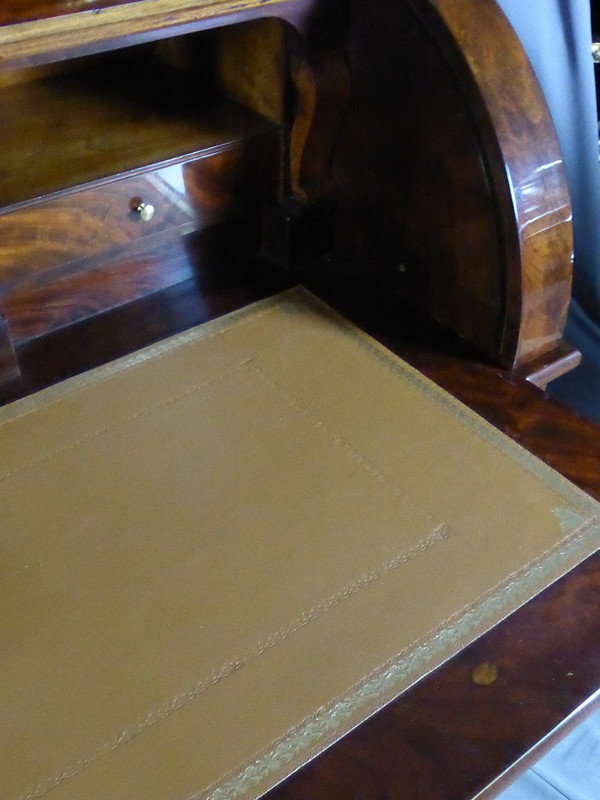 19th Century Mahogany Cylinder Desk